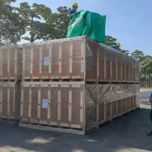 Cleanroom material export fumigation wooden crate packaging